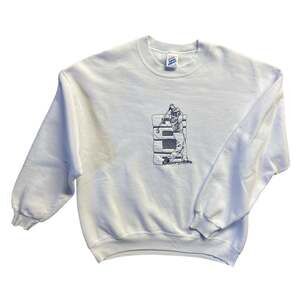 VTG 1990s Golf Embroidered White Crewneck Sweatshirt Men's Size XL USA Jerzees